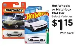 Kroger Hot Wheels or Matchbox 1:64 Car offer