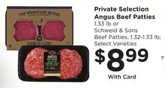 Kroger Private Selection Angus Beef Patties offer