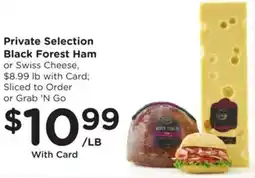 Kroger Private Selection Black Forest Ham or Swiss Cheese offer