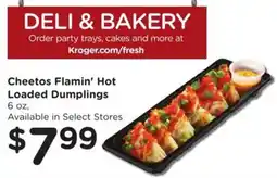 Kroger Cheetos Flamin' Hot Loaded Dumplings offer