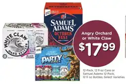 Kroger Angry Orchard or White Claw offer