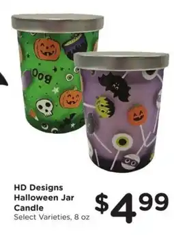Kroger HD Designs Halloween Jar Candle offer