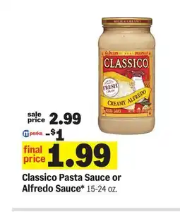 Meijer Classico Pasta Sauce or Alfredo Sauce offer