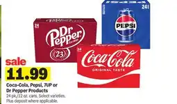 Meijer Coca-Cola, Pepsi, 7UP or Dr Pepper Products offer