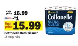 Meijer Cottonelle Bath Tissue offer