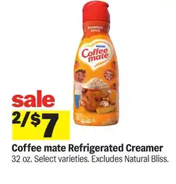 Meijer Coffee mate Refrigerated Creamer offer