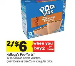 Meijer Kellogg's Pop-Tarts offer