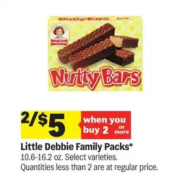 Meijer Little Debbie Family Packs offer