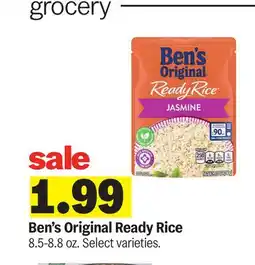 Meijer Ben's Original Ready Rice offer