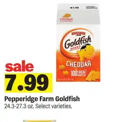 Meijer Pepperidge Farm Goldfish offer