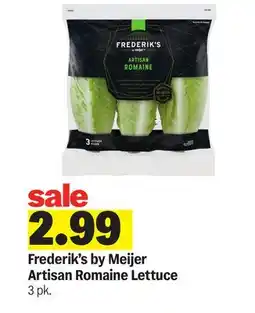 Meijer Frederik's by Meijer Artisan Romaine Lettuce offer