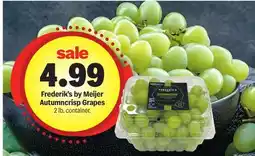 Meijer Frederik's by Meijer Autumncrisp Grapes offer