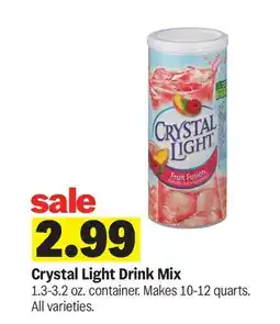 Meijer Crystal Light Drink Mix offer