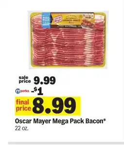 Meijer Oscar Mayer Mega Pack Bacon offer
