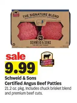 Meijer Schweid & Sons Certified Angus Beef Patties offer