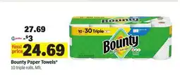 Meijer Bounty Paper Towels offer