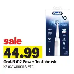 Meijer Oral-B iO2 Power Toothbrush offer