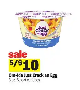 Meijer Ore-Ida Just Crack an Egg offer