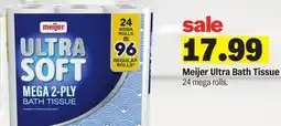 Meijer Meijer Ultra Bath Tissue offer