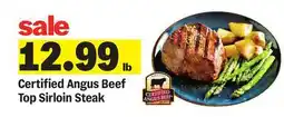 Meijer Certified Angus Beef Top Sirloin Steak offer