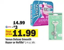 Meijer Venus Deluxe Smooth Razor or Refills offer