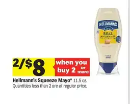 Meijer Hellmann's Squeeze Mayo offer