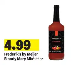 Meijer Frederik's by Meijer Bloody Mary Mix offer