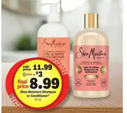 Meijer Shea Moisture Shampoo or Conditioner offer
