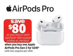 Meijer Apple AirPods Pro Gen offer