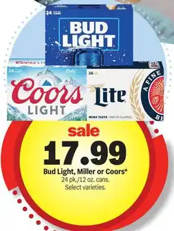 Meijer Bud Light, Miller or Coors offer