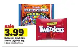 Meijer Halloween Snack Size Sweets Laydown Bag offer