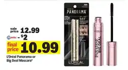 Meijer L'Oréal Panorama or Big Deal Mascara offer