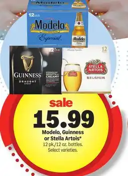 Meijer Modelo, Guinness or Stella Artois offer