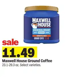 Meijer Maxwell House Ground Coffee offer