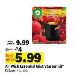 Meijer Air Wick Essential Mist Starter Kit offer