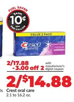 Hy-Vee Crest oral care offer