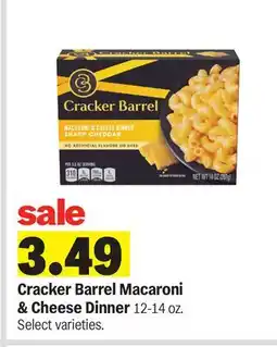 Meijer Cracker Barrel Macaroni & Cheese Dinner offer