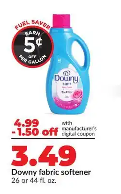 Hy-Vee Downy fabric softener offer