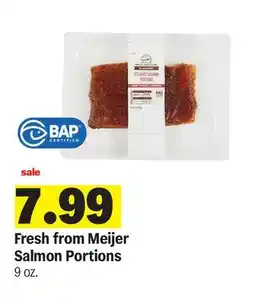 Meijer Fresh from Meijer Salmon Portions offer