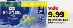 Meijer Meijer Disinfecting Wipes offer