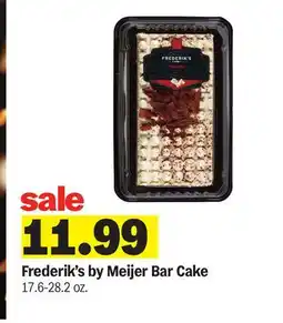 Meijer Frederik's by Meijer Bar Cake offer