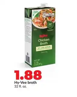 Hy-Vee Hy-Vee broth offer