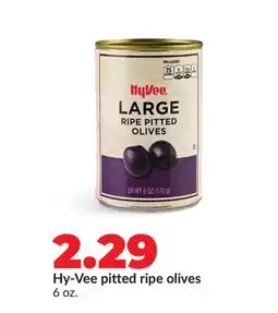 Hy-Vee Hy-Vee pitted ripe olives offer