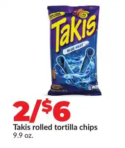 Hy-Vee Takis rolled tortilla chips offer