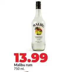 Hy-Vee Malibu rum offer