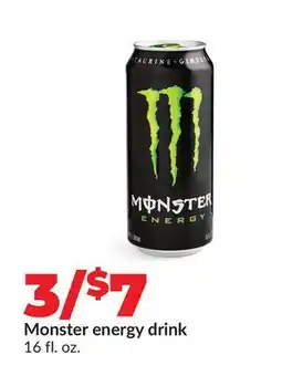 Hy-Vee Monster energy drink offer