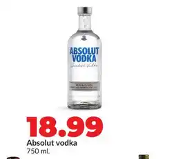 Hy-Vee Absolut vodka offer