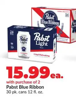 Hy-Vee Pabst Blue Ribbon offer