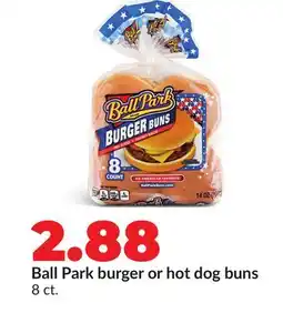 Hy-Vee Ball Park burger or hot dog buns offer