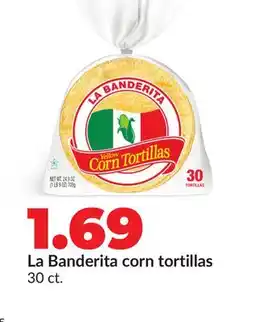 Hy-Vee La Banderita corn tortillas offer